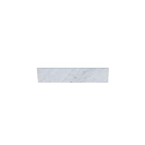 21.25 in. W Natural Carrara Marble Sidesplash