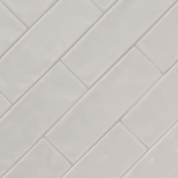 MSI City Grigio 4 in. x 12 in. Glossy Ceramic Gray Subway Tile (9.99 sq. ft./case) MSI City Grigio 4 in. x 12 in. Glossy Ceramic Gray Subway Tile (9.99 sq. ft./case)