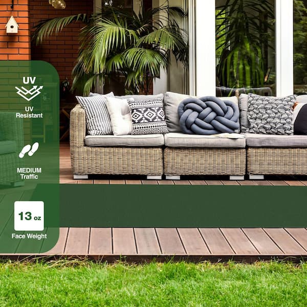 TrafficMaster Vantage 12 ft. x 100 ft. Ivy Green Artificial Grass