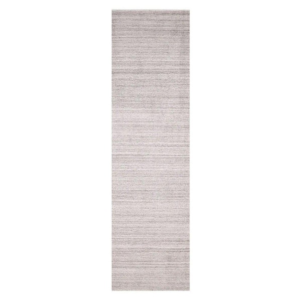 Halsey Contemporary Solid Linen 2' 6 ft. x 8 ft. Hand Loomed Runner Rug