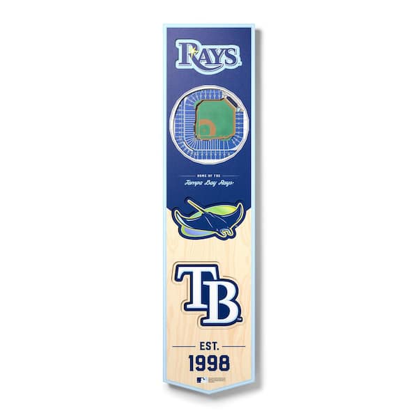 YouTheFan MLB Toronto Blue Jays Wooden 8 in. x 32 in. 3D Stadium Banner- Rogers Centre 0952633 - The Home Depot