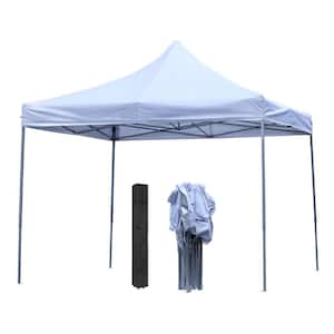 Patio 10 ft. X 10 ft. White Outdoor Canopy Tent