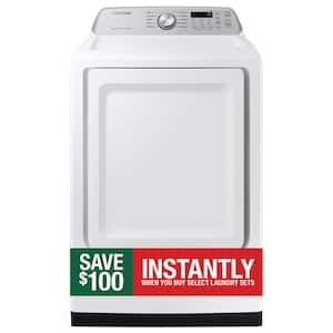 7.4 cu. ft. Vented Front Load Smart Electric Dryer with Sensor Dry in White