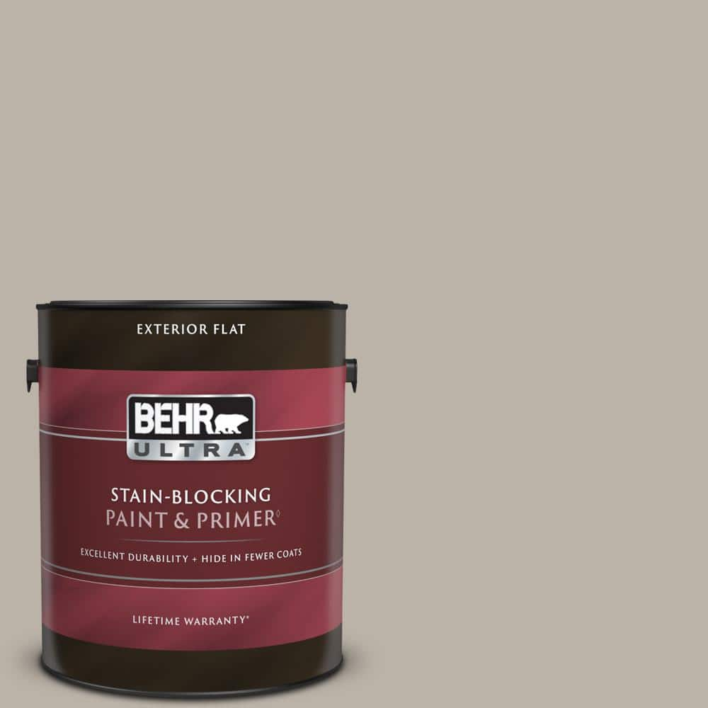 BEHR ULTRA 1 Gal. #MQ2-55 Park Avenue Flat Exterior Paint & Primer ...