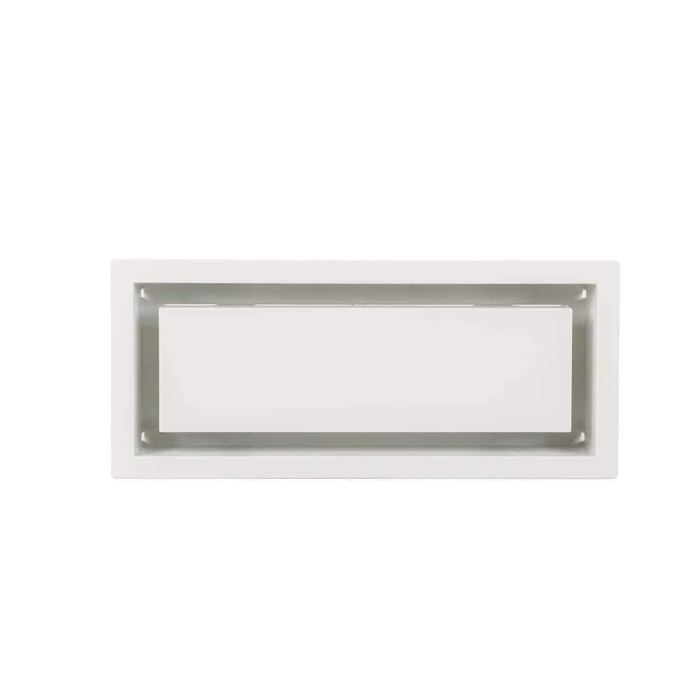 Modern White ABS Wall and Ceiling Vent Cover, 10x6 Inch