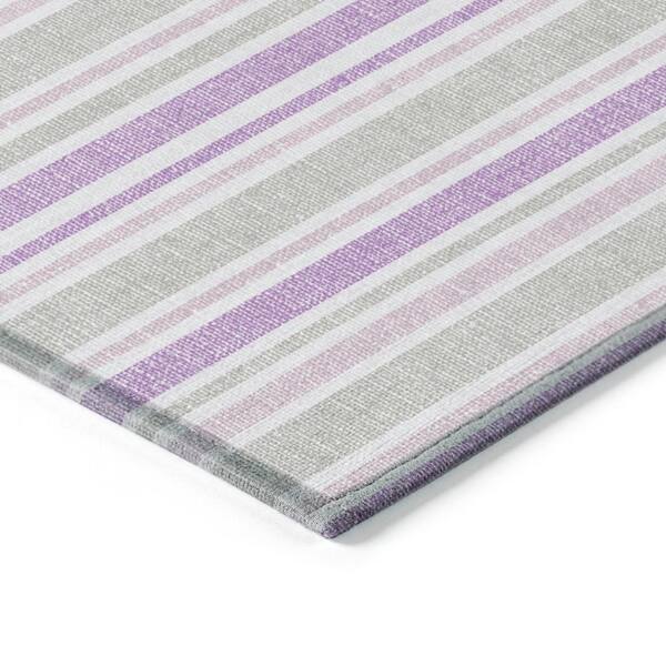 Chantille ACN531 Pearl 5 ft. x 7 ft. 6 in. Machine Washable Indoor/Outdoor Geometric Area Rug