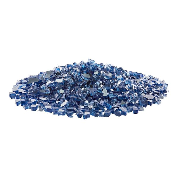 Dragon Glass 10 lb Crystal Reflective Tempered Fire Glass, 1/4 Dragon Glass 10 lb Crystal Reflective Tempered Fire Glass, 1/4