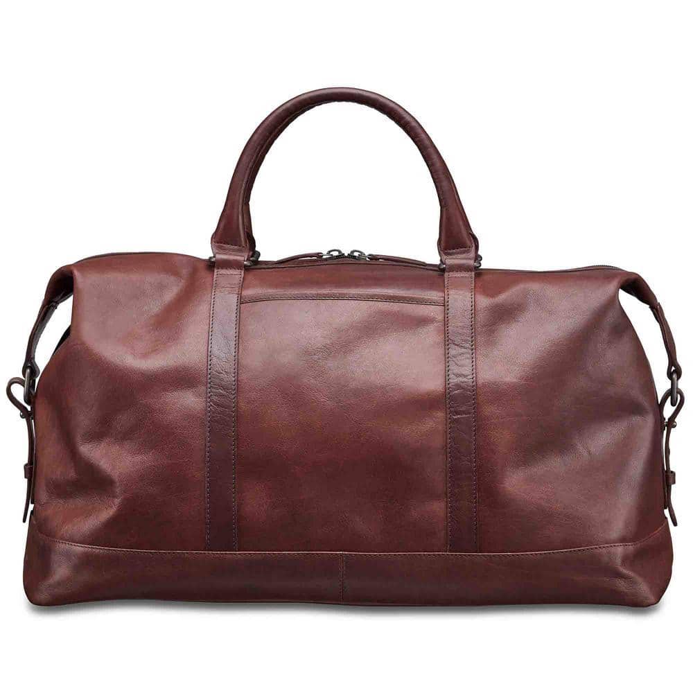 MANCINI Buffalo Collection Brown 20 in. x 10 in. x 12 in. (W x D x