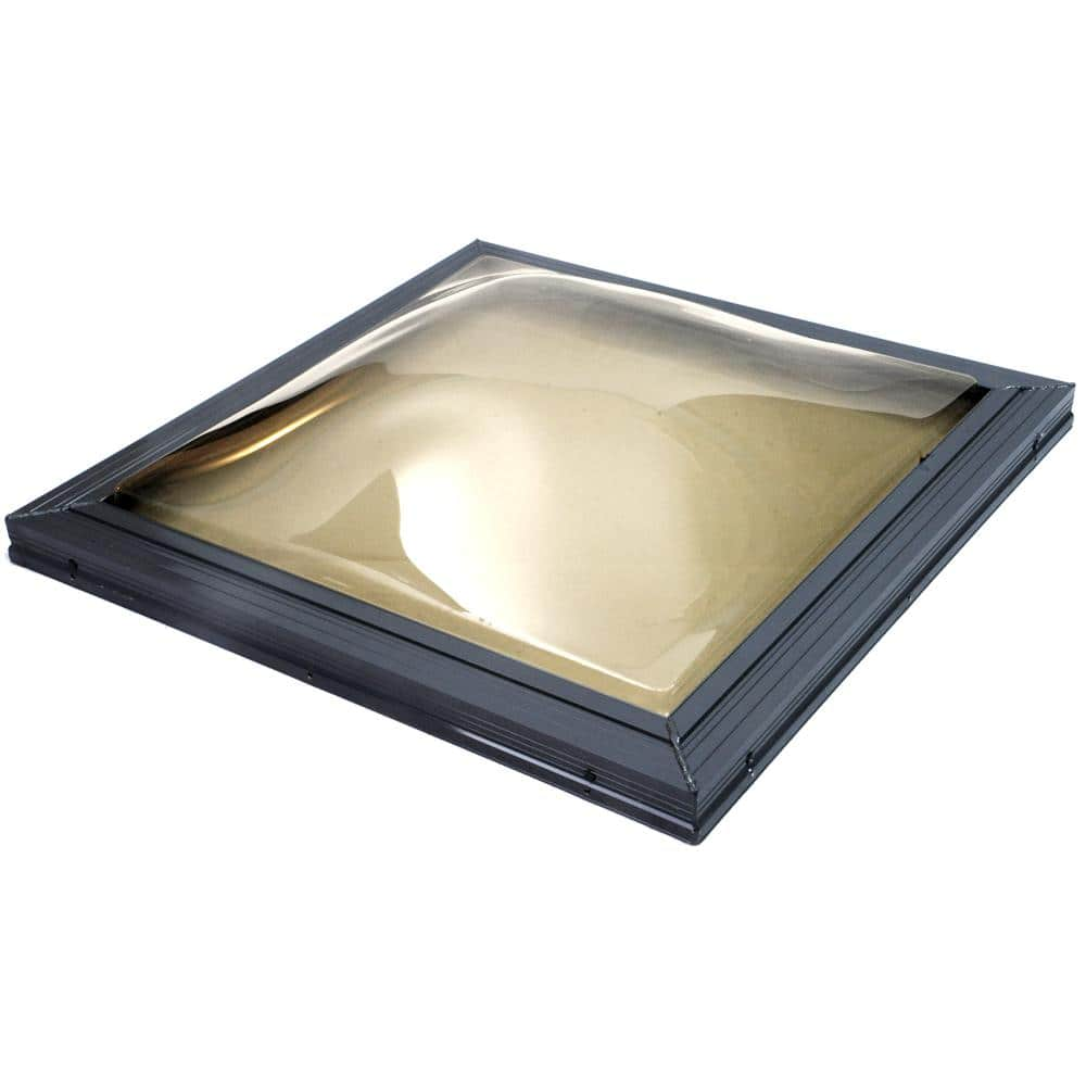 SUN-TEK 14-1/2 in. x 14-1/2 in. Miami-Dade Impact Fixed Curb Mount  Polycarbonate Skylight MDCMA.1414.B/C.B - The Home Depot