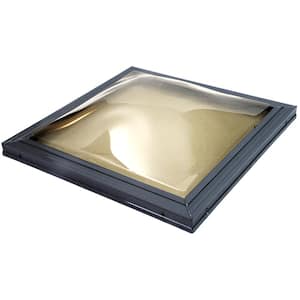 14-1/2 in. x 14-1/2 in. Miami-Dade Impact Fixed Curb Mount Polycarbonate Skylight
