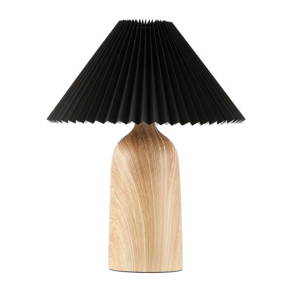 SAFAVIEH Fabi 19 in. Black/Natural Table Lamp TBL4575A - The Home Depot
