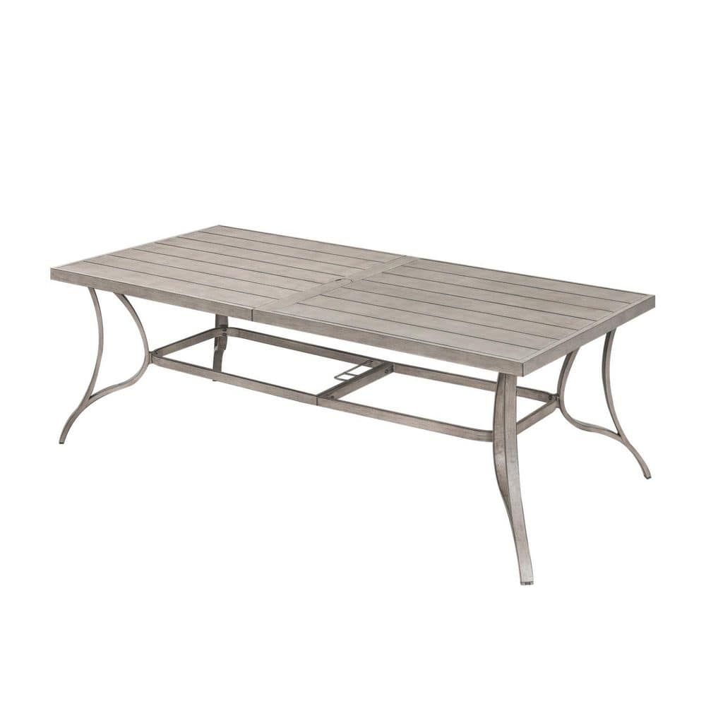 野外、部屋テーブル 84 in. Outdoor Patio Dining Table for 8, Rectangular Aluminum
