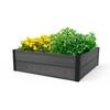 Keter 4 ft. x 4 ft. Grey Resin Outdoor Raised Garden Bed 250418