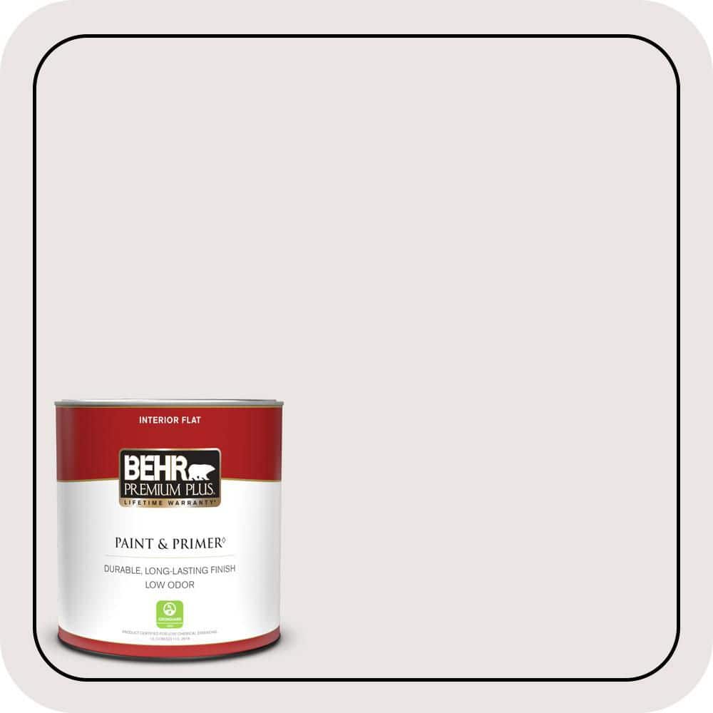1 qt. #PPL-53 Soft Violet Flat Low Odor Interior Paint & Primer price history on PriceWatchPro