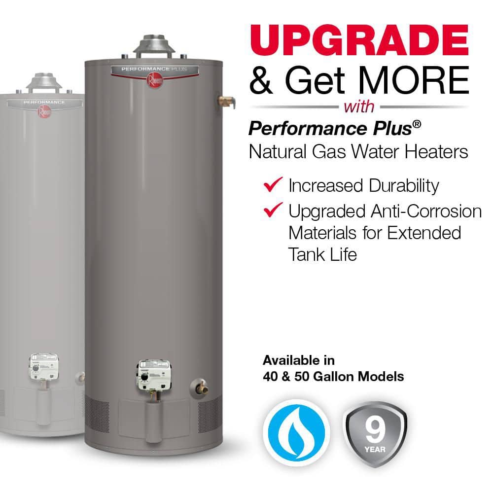 Performance 40 Gal. Tall 38,000 BTU Ultra Low NOx (ULN) Natural Gas Water Heater with 6-Year Warranty - Thumbnail 4