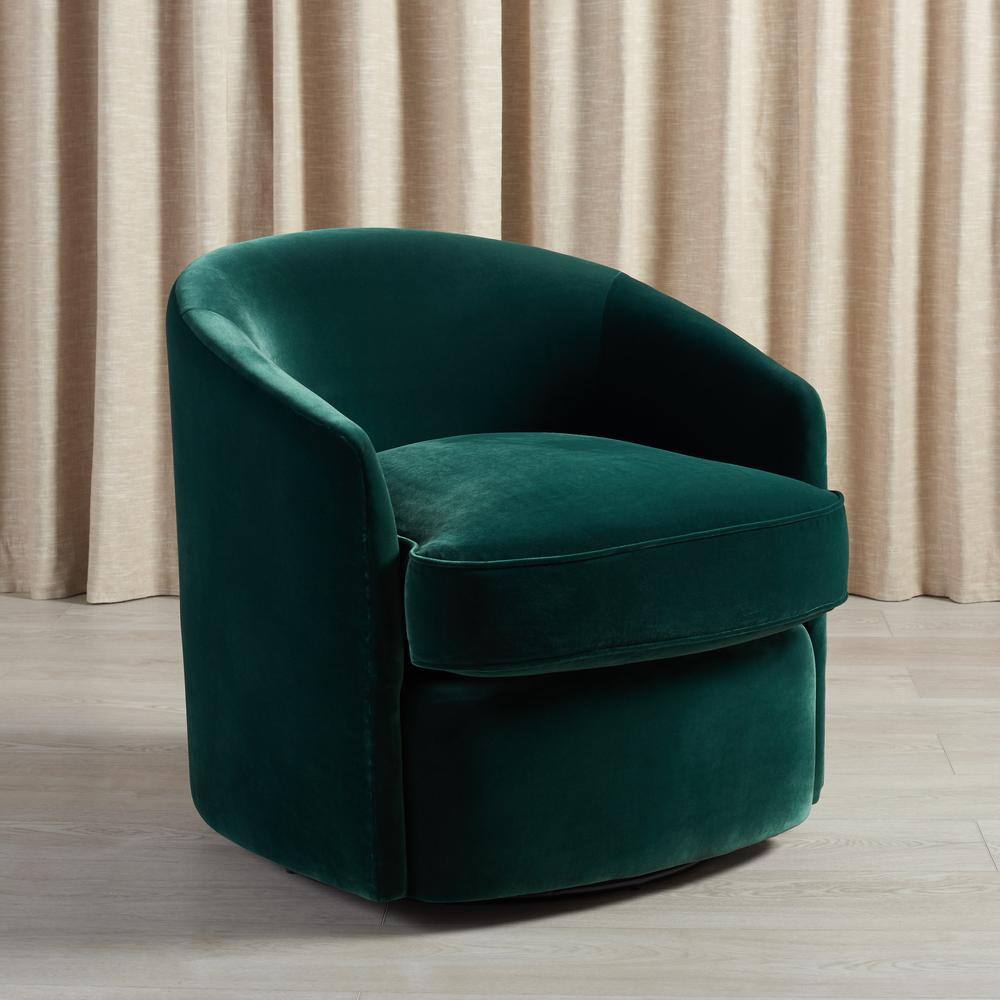 SAFAVIEH Lesley Dark Green Accent Chair KNT4110B - The Home Depot