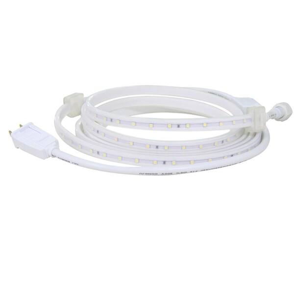 Unbranded 10 ft. Bright White Silicone Flexible LED Strip Light Kit