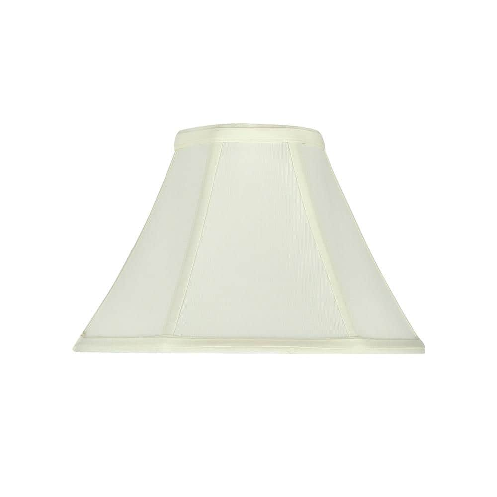 Aspen Creative Corporation 10 in. x 7 in. Off White Bell Lamp Shade