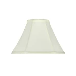 10 in. x 7 in. Off White Bell Lamp Shade