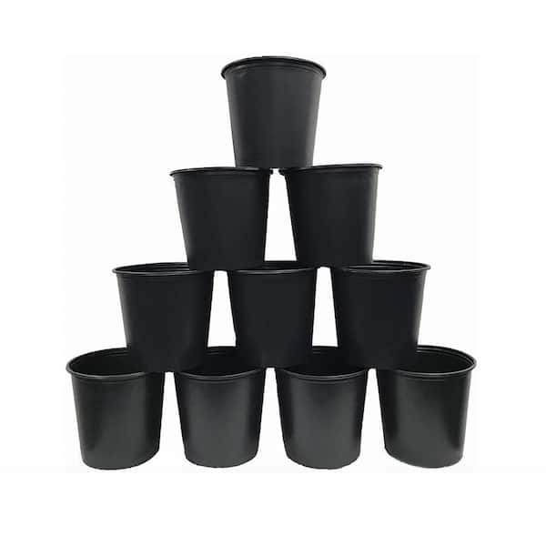 Viagrow 5 Gal. Plastic Nursery Trade Pots (4.02 Gal/15.22 l./924 cu in. ) (12-Pack)