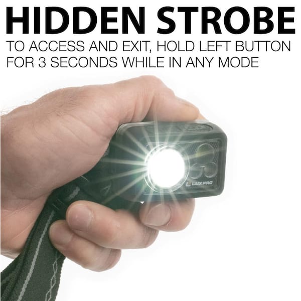 LUXPRO Pack740 Waterproof Multi-Color LED Headlamp LP740 - The