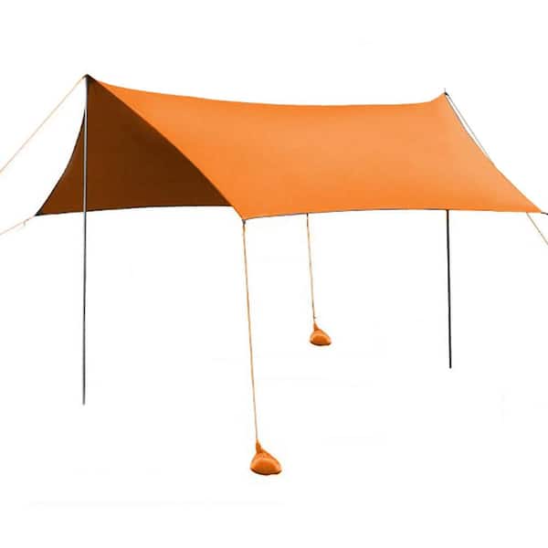 Alpulon 10 ft. x 10 ft. Family Portable Sun Shelter Beach Tent Canopy