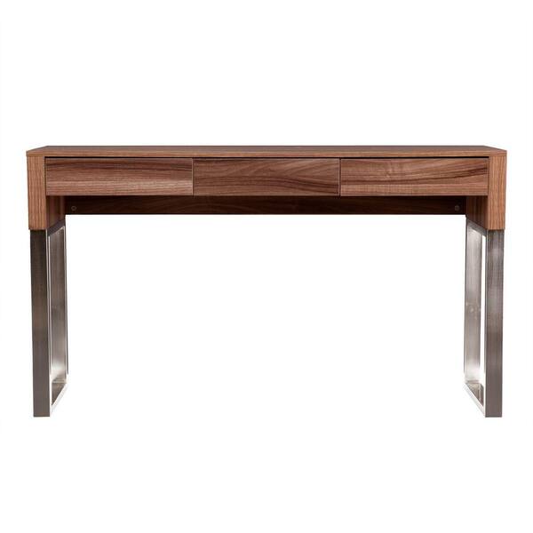 Southern Enterprises Gifford Light Walnut Console Table