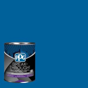 1 qt. PPG1239-7 Rave Regatta Satin Door, Trim & Cabinet Paint