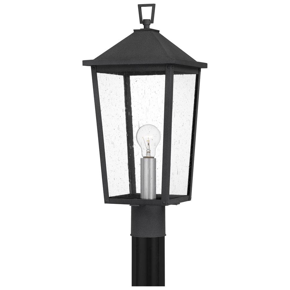 Stoneleigh 1-Light Mottled Black Outdoor Post Lantern price history on PriceWatchPro