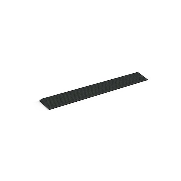 TRANSITIONS Angled Entry Mat, Black, 0.75 in.