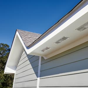 16 in. x 4 in. Aluminum Under Eave Soffit Vent in Mill
