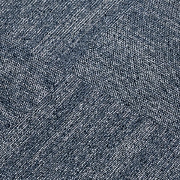 Mohawk Elite - Navy - Blue Commercial/Residential 24 x 24 in. Glue