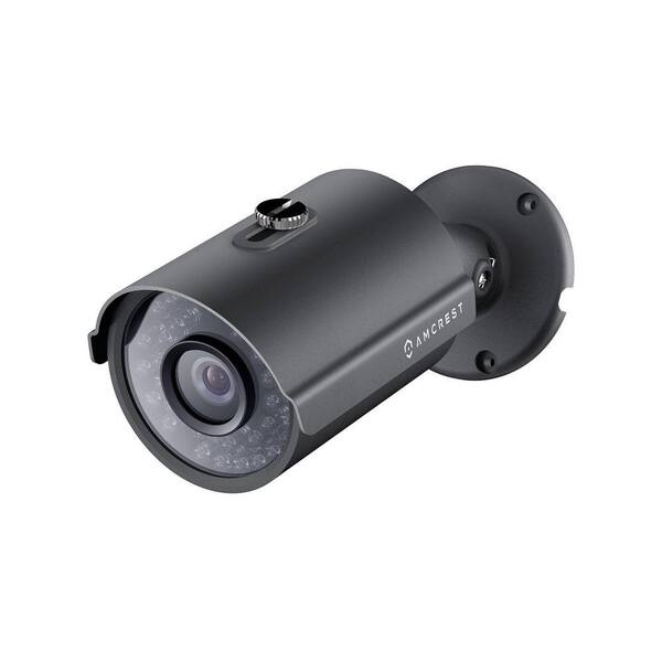 Amcrest ProHD Outdoor 4MP POE Security Bullet Camera with IP66 Weatherproof, 4MP (2688 TVL) and IP4M-1025E, Black