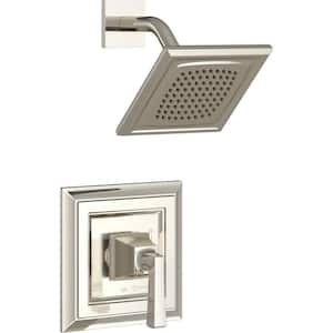 Town Square S Water Saving Shower Faucet Trim Kit for Flash Rough-in Valves in Polished Nickel (Valve Not Included)