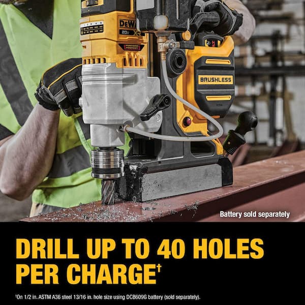 DEWALT 20-Volts Max XR Brushless Cordless 5/8 in. Magnetic Drill