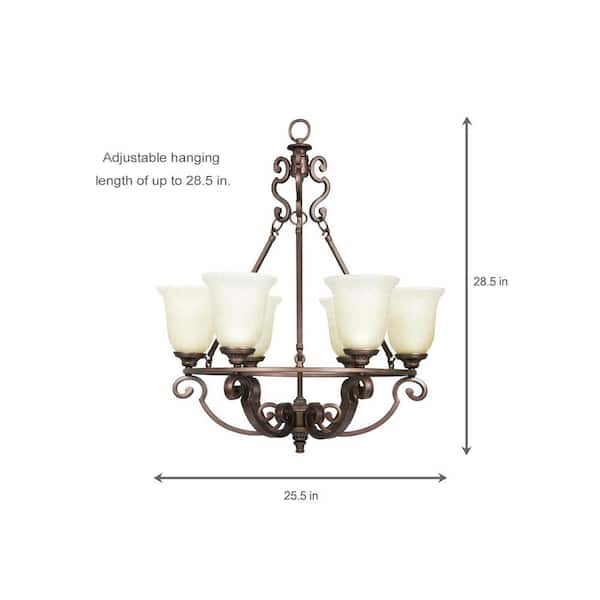 Home depot shop bronze chandelier