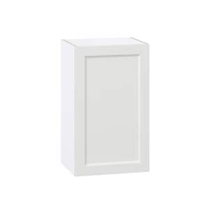 Alton Painted 18 in. W x 30 in. H x 14 in. D in White Shaker Assembled Wall Kitchen Cabinet with Full High Door ()