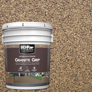 5 Gal. #GG-13 Pebble Sunstone Decorative Flat Interior/Exterior Concrete Floor Coating