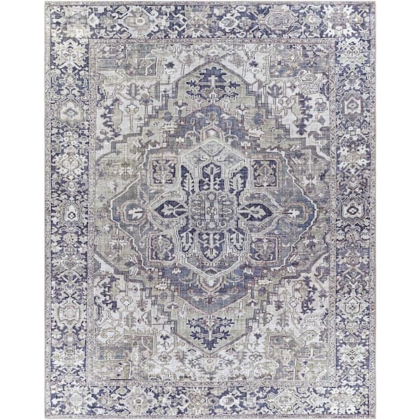 Rhene Charcoal 8 ft. x 10 ft. Indoor Area Rug