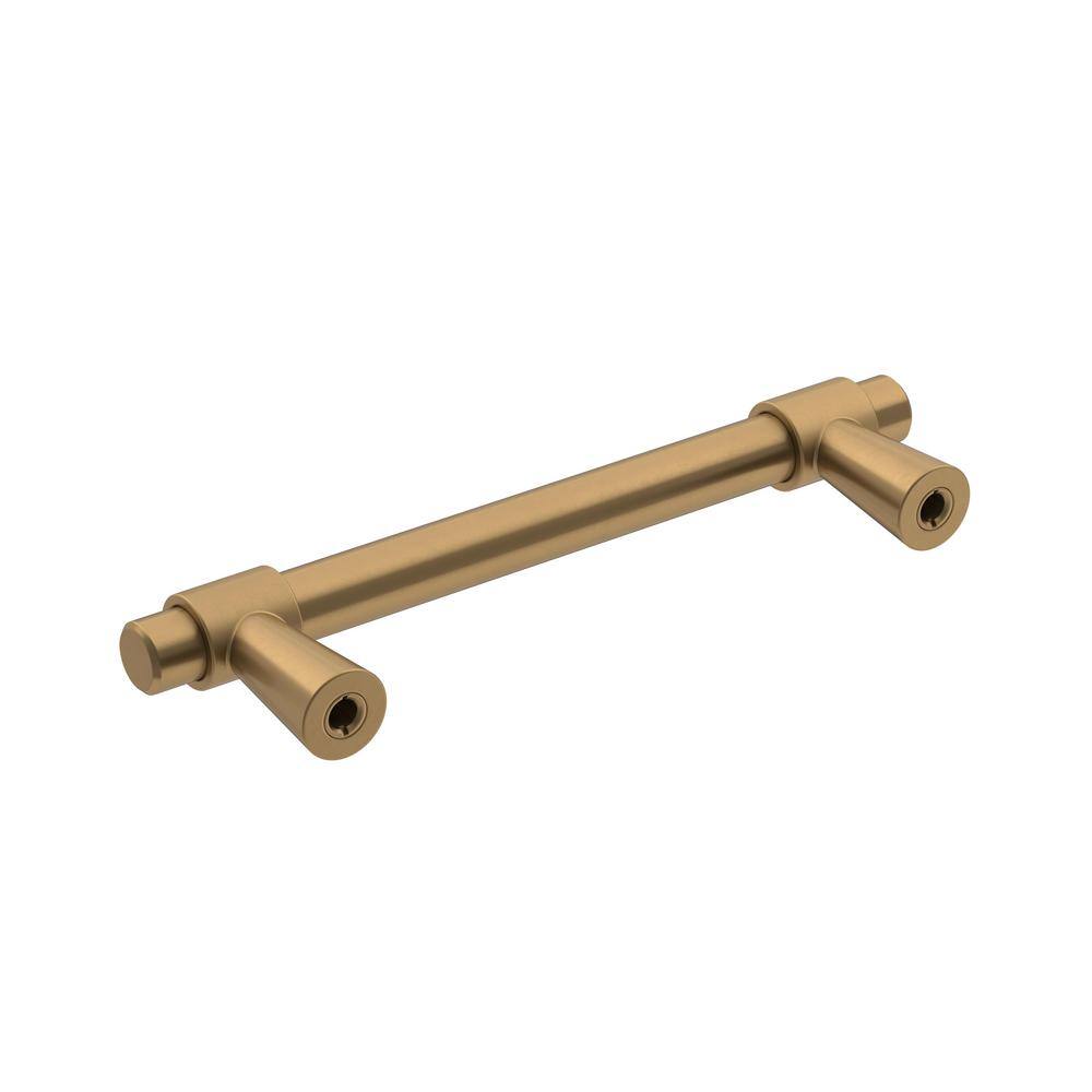 Champagne Bronze Modern Cabinet Drawer Pull with Mounting Hardware