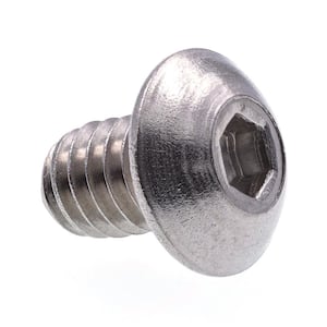 #8-32 x 1/4 in. Grade 18-8 Stainless Steel Hex (Allen) Drive Button Head Socket Cap Screws (10-Pack)