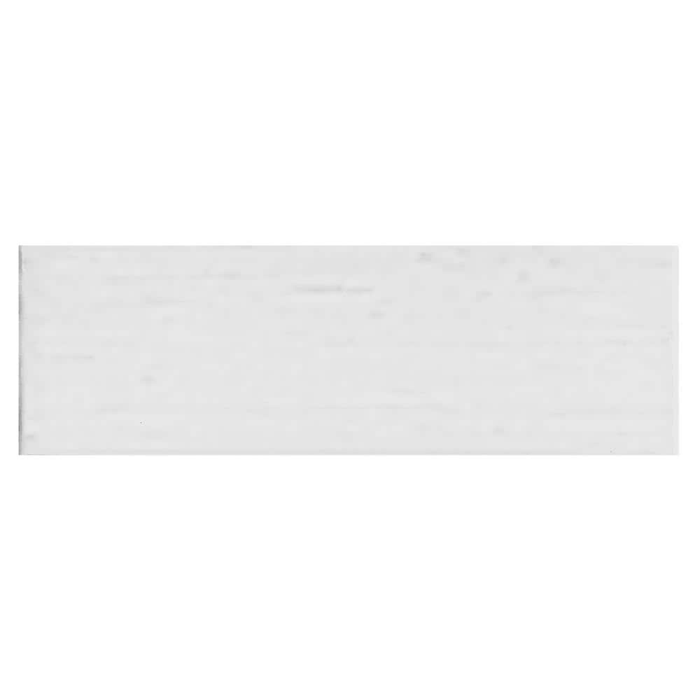 Matte White 3" x 9" Porcelain Subway Wall & Floor Tile