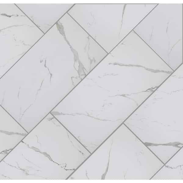 Belvedere White Matte Porcelain Tile 12x24 - CASE - Tile Outlets of America
