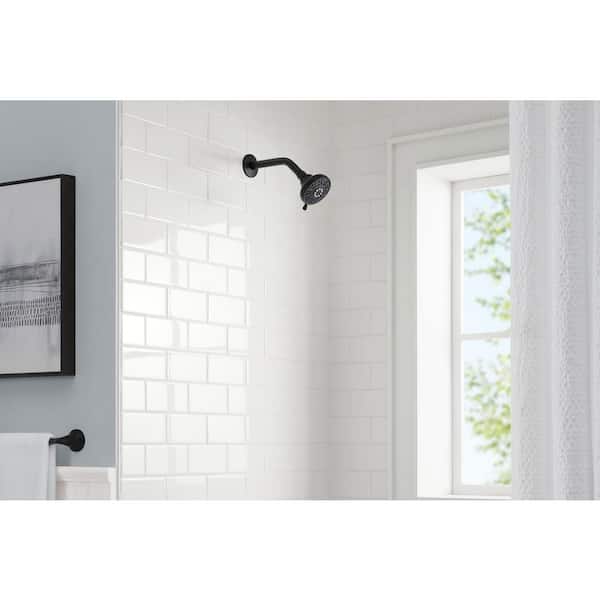 Glacier Bay 4-Spray Patterns with 1.8 GPM 3.5 in. Tub Wall Mount 