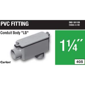 1-1/4 in. Sch. 40 and 80 PVC Type-LB Conduit Body