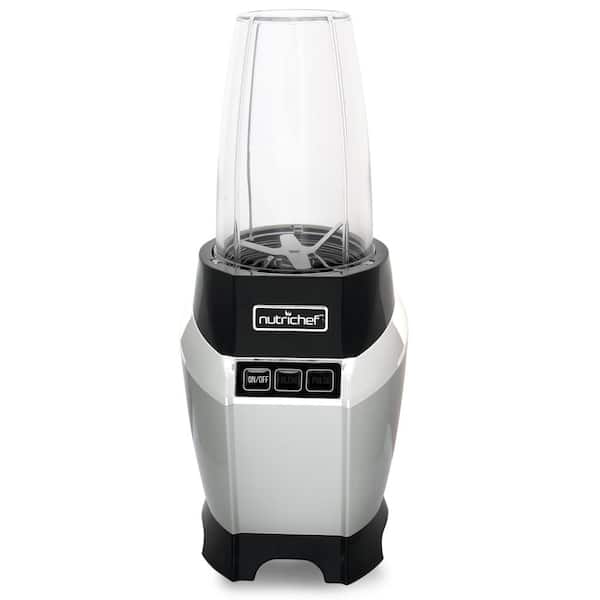 NutriChef 24 oz. Single Speed Black Digital Countertop Power Pro Blender  with Pulse Blend NCBL1000 - The Home Depot