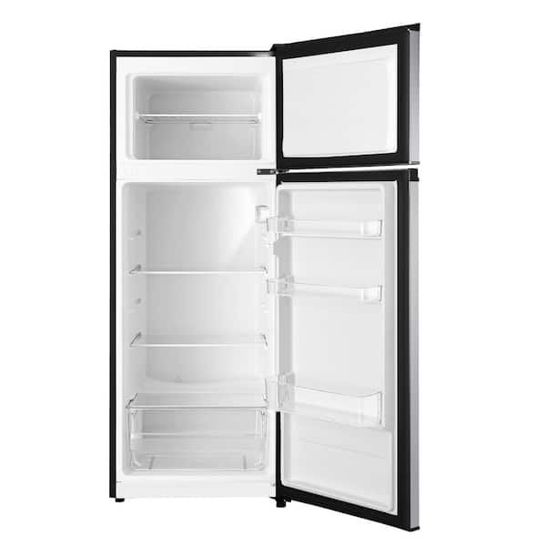 Vissani 7.2 cu. ft. Top Freezer Refrigerator in Fingerprint