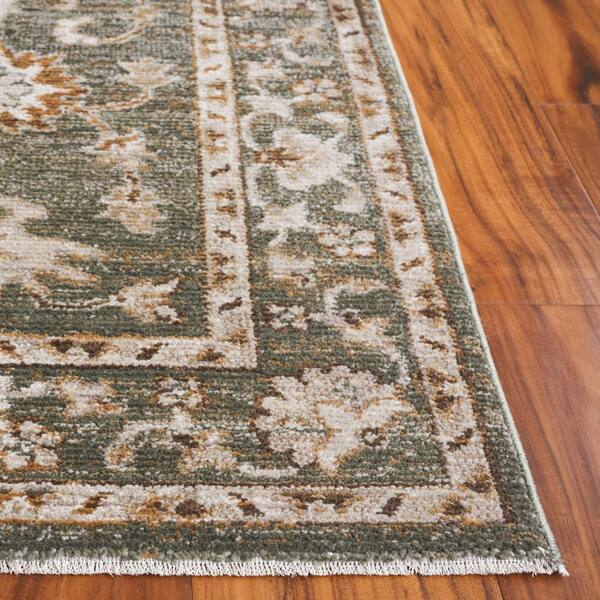 SAFAVIEH Hazel 5 ft. x 8 ft. Green/Ivory Traditional Abstract