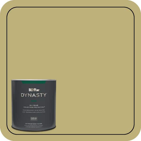 BEHR DYNASTY 1 qt. #MQ6-60 Everglade Semi-Gloss Enamel Exterior Stain-Blocking Paint & Primer