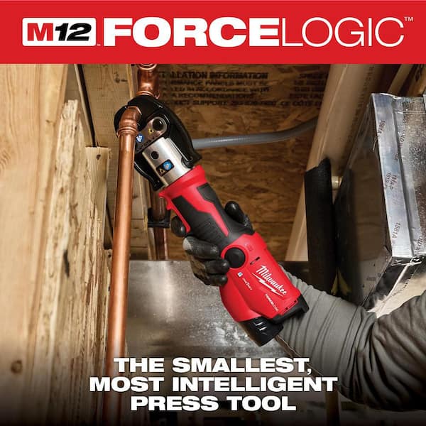 Milwaukee M12 12-Volt Lithium-Ion FORCE LOGIC Press Tool Kit w